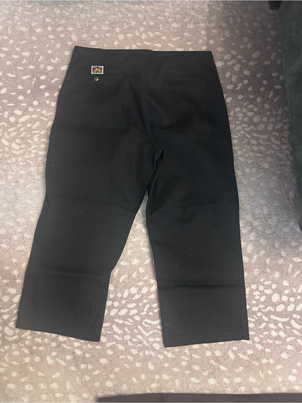 Men's Black Ben Davis Pants - Original Fit